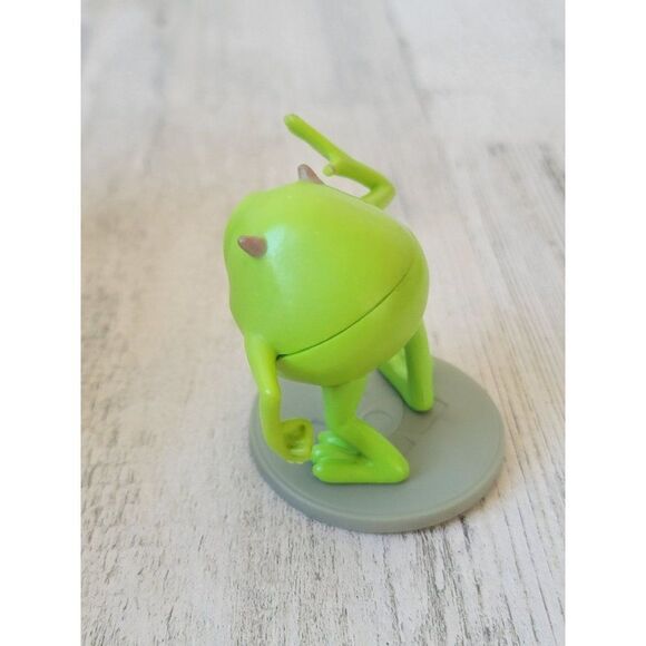 Green Mike Wazowski Monsters Inc Disney Pixar toy figure - Picture 6 of 6